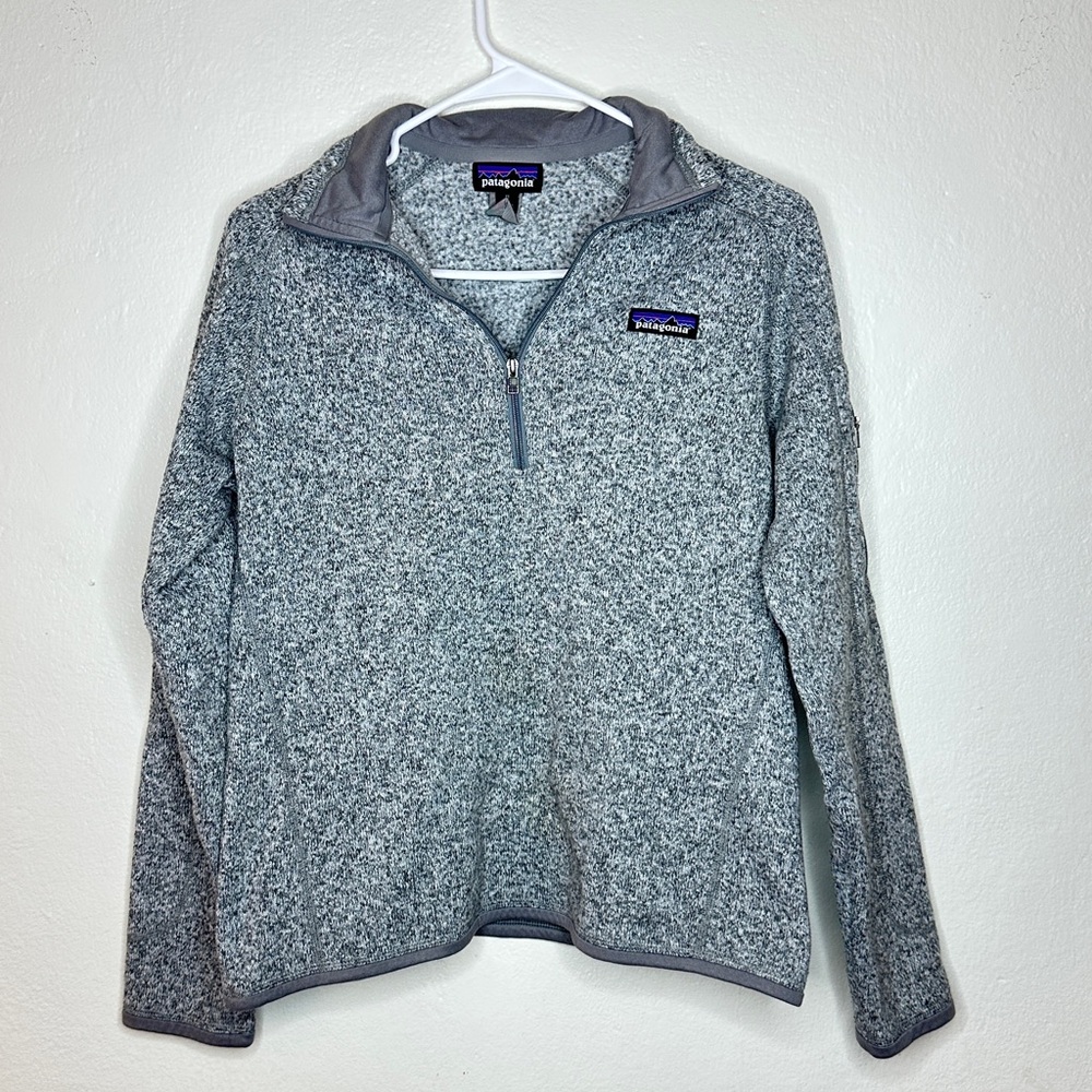 Grey Patagonia Quarter Zip